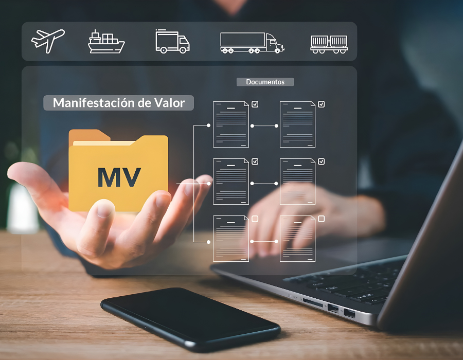 Imagen sobre la función de la Manifestación de Valor Electrónica